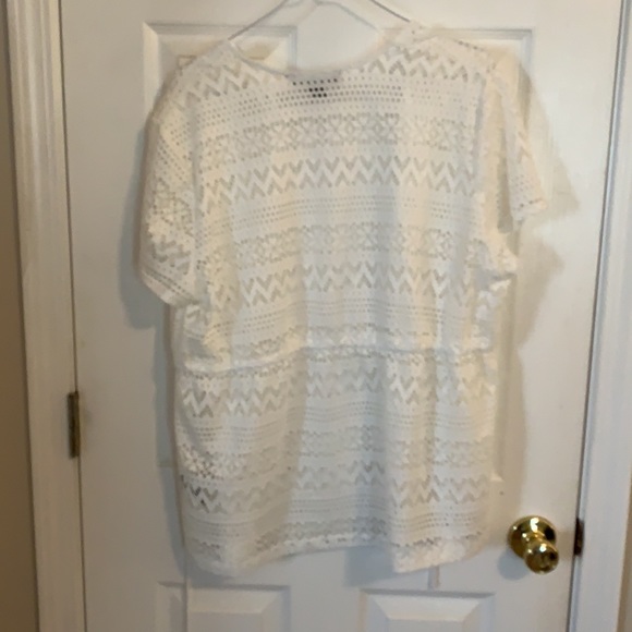 Perceptions waist tie lace top. - Picture 4 of 4